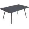 Image de Table Luxembourg 165 x 100 cm, Fermob Carbone - FERMOB