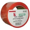 Image de Ruban adhésif PVC orange 75 mm x 33 m - BARNIER - 115483