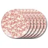 Image de Assiette plate Léa rouge 27 cm (lot de 6) - Table Passion