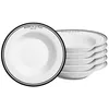 Image de Assiette creuse Bistrot 22 cm (lot de 6) - Table Passion