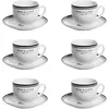 Image de Tasse avec soucoupe Bistrot 22 cl (lot de 6) - Table Passion