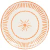 Image de Assiette plate Tamara orange 27 cm (lot de 6) - Table Passion
