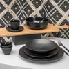 Image de Service de table Vésuvio Noir, Table Passion Assiette dessert - Table Passion