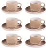 Image de Coffret de 6 tasses à café avec sous tasses Miyaki 9 cl - Table Passion