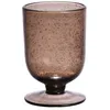 Image de Verre à pied Gordes Bullé 25 cl brun (lot de 6) - Table Passion