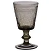 Image de Verre à pied Lussan craquelé 17 cl gris (lot de 6) - Table Passion