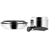 Image de Batterie de cuisine - SITRAM - ARPEGE - Inox - Poignées amovibles - Anti-adhésif Whitford (sans PFOA)