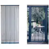 Image de Rideau De Porte Moustiquaire Mosquito Gris - 100 X 220 Cm - Morel