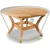 Image de Housse de protection pour table ronde - JARDILINE - LUXE - Gris - Extérieur