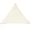 Image de Voile d'ombrage triangulaire macramé polylin Ecru 3 m