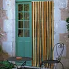 Image de Rideau de porte Antilles en polyéthylène - 90x220 cm - brun et beige