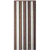 Image de Rideau de porte - MOREL - Florence - Chenille - 100x220 cm - Rayures beige/bronze