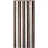 Image de MOREL - Rideau de porte chenille Florence beige bronze et brun 120x220 cm