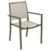 Image de Fauteuil Aluminium Kaki - Santorin - Jardiline