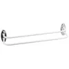 Image de Porte-serviette Époxy Blanc Double Fixe Godonnier