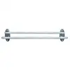 Image de Porte serviettes Mural 2 Branches Acier Époxy Blanc Ø12 Mm 52 Cm Godonnier