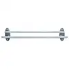Image de Porte-serviettes mural godonnier 2 branches acier époxy blanc 52 cm 1063929