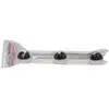 Image de Patère Murale 3 Têtes Acier Chrome Argent Ø 65 Mm Godonnier