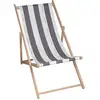 Image de Chilienne Cancale - Gris - Pliable Et Sans Entretien - Toile Fixe - Multipositions