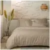 Image de Housse de couette 220x240 cm + 2 taies 100% percale de coton 80 fils lin PD19019