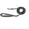 Image de Laisse pour chien longue nylon Martin Sellier - noir - Noir - 5 m x 20 mm