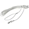 Image de Laisse pour chien cordon nylon Martin Sellier - blanc - Blanc - 10 m