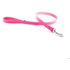 Image de Laisse pour chien en cuir bicolore Martin Sellier 499 - rose - Rose - 14/100 cm