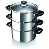 Image de Beka Cuit Vapeur Polo - Ø 24 Cm - Gris - Tous Feux Dont Induction