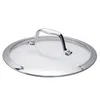 Image de Beka Evolution Glass Lid Couvercle Rond Acier Inoxydable, Transparent