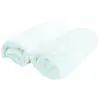 Image de Domiva Lot 2 Draps Housse Jersey - 70 X 140 Cm - Blanc/blanc