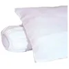 Image de Sous-taie D'oreiller Molleton 100% Coton Gratté 60x60 Cm Blanc