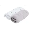 Image de DOMIVA Lot de 2 Draps Housse PERLE GRIS / blanc imprimé étoiles 70x140 cm