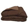 Image de Calgary Couette Chaude Microfibre 400g/m² Choco & Moka 240x260cm