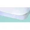 Image de Protège-matelas Alèse imperméable Elasretane éponge bouclette 100 % coton 140 x 190 cm Blanc