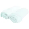 Image de Drap housse bébé DOMIVA - Jersey - Blanc - 60 x 120 cm - Lot de 2