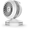 Image de Rowenta Hq7152 Intérieure Blanc, Argent Chauffage De Ventilateur Électrique