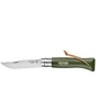 Image de Couteau Opinel Baroudeur N°8 Lien Cuir, Kaki