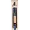 Image de Couteau Opinel Chêne Black N°8 À Lame Noire 8.5cm Dans Son Plumier