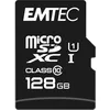 Image de MicroSDXC 128Go EMTEC +adaptateur CL10 Gold+ UHS-I 85MB/s - Sous blister