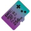 Image de Carte MicroSDXC 256GB - EMTEC - Gaming Express - Violet - UHS-I U3 V30 A1 - 880Mb/s - Compatible Nintendo Switch 2