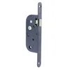Image de Serrure à larder MULTIBAT bec de canne axe 40mm finition noir bout carré têtière 20mm droite - JPM - 000250-01-1B