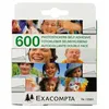 Image de Autocollants pour photos - EXACOMPTA - Blanc - Double-face - Fixation durable - 600 languettes