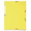 Image de EXACOMPTA - Chemise à élastique - 3 rabats - 24 x 32 - Carte lustrée 390G - Jaune citron