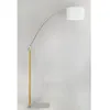 Image de Lampadaire design arc Rainbow chrome/bois chene 