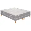 Image de Ens le puissant 160x200 matelas h25 ressort ensachés, mi-ferme, 2 sommiers