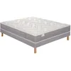 Image de Ensemble matelas sommier 140 x 190 SIMMONS Hauteur 26 cm - Ressorts ensachés Fullspring - Fabriqué en France R-SW3