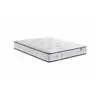Image de Matelas Ressorts Ensachés Pulse Acier Brossé Blanc Avec Galon Bleu 140 X 190 Simmons