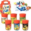 Image de Lots de 6 ptits pots gouache de 50 ml avec pinceaux intégrés CLÉOPTRE couleurs assorties