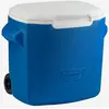 Image de Glacière Coleman Performance à roulettes 28QT 26.5L bleu clair blanc