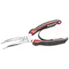 Image de Pince bec demi rond longue coudee facom 195a.20cpepb 200 mm chromee poignées noires 195A.20CPEPB